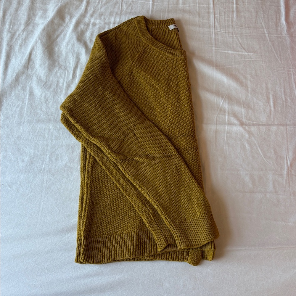 MADEWELL province cross back pullover sweater